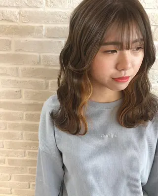 ロング カラー hair salon Ranun髪質改善のヘアスタイル