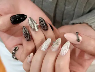 ネイル By moonネイル 🌷ワンホン/韓国風のネイルデザイン