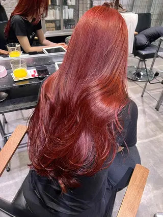 カラー AYANE 韓国ヘア /レイヤーカットのヘアスタイル