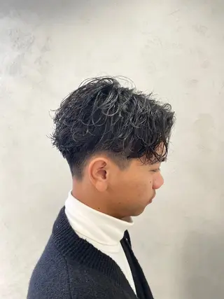 ショート 柏/シャドウパーマ/ ナチュラル/颯寿のヘアスタイル