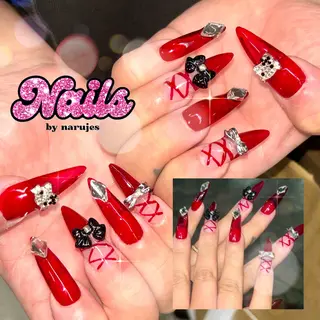 ネイル ギャルネイル🧸💖 narujesのネイルデザイン