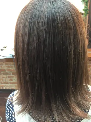 ミディアム パーマ 桧山 真のヘアスタイル