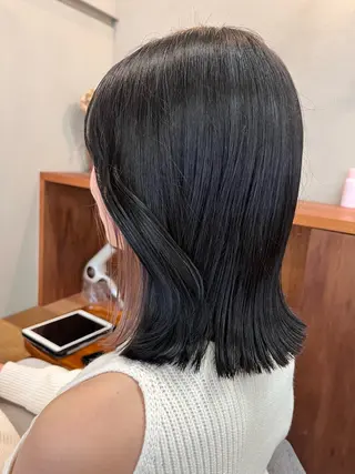 ミディアム カラー 暖色カラー／ ヘアセット🌛櫻井舞のヘアスタイル