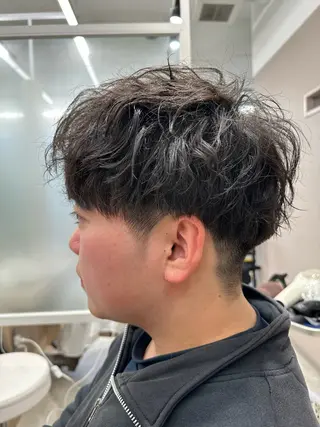 パーマ メンズ 市川透明感カラー &パーマ美容師Kaiのヘアスタイル