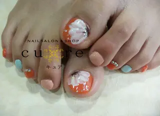 ショート ネイル ネイルサロン Cureのネイルデザイン
