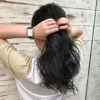 カラー 日比 貴大/ minim hairのヘアスタイル