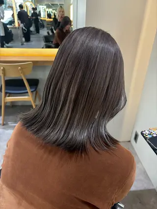 ミディアム カラー ハイトーン/アレンジ 🎀アオイ🎀のヘアスタイル