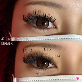 マツエク・マツパ SESUNNY セサニーMIZUKIのマツエク・マツパデザイン