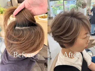 カラー e’s鎌倉所属・藤本 豪海のヘアスタイル