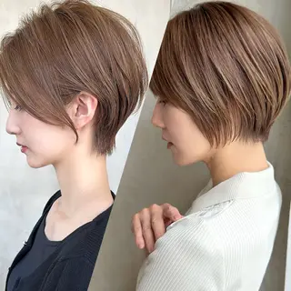 ショート カラー ショート、ボブの神✨ 峯朋也✂︎✨のヘアスタイル