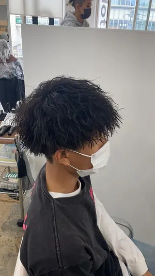 ショート パーマ メンズ dot.グループ指名 No.1橋本滉太のヘアスタイル