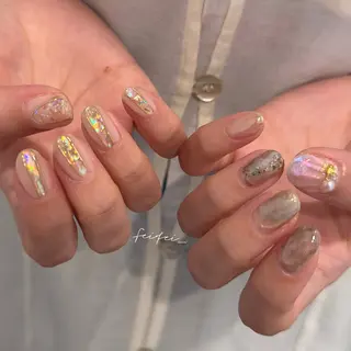 ネイル 🎀 Hiyubi._.nail 🫧所属・🎀フェイ フェイ🫧💗のネイルデザイン