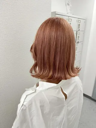 ミディアム カラー 💗爆美女製造機💗 ハイトーン-髪質改善のヘアスタイル
