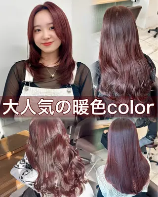 ミディアム カラー ブリーチなし/レイヤ ー特化🌈Tommyのヘアスタイル