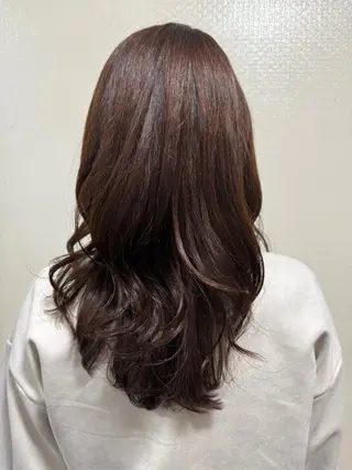 セミロング 艶カラー🕊️ ✴︎Yukari✴︎のヘアスタイル