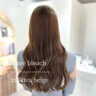 ロング 韓国ヘア/艶髪ロング グレージュ/kanaのヘアスタイル