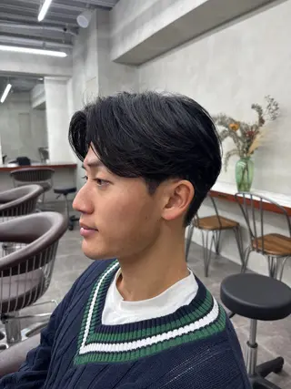 メンズ 似合わせカット/ ハイトーン/aoiのヘアスタイル