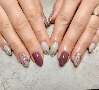 ミディアム cattleya nailのネイルデザイン