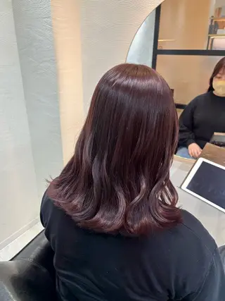 ミディアム カラー 🤍透明感/韓国風 🤍サクラギヒトミのヘアスタイル