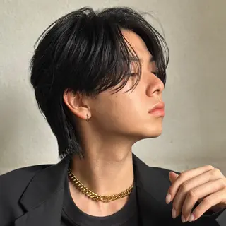 ミディアム メンズ 【池袋店 店長】伊藤 昂樹/曲がる縮毛矯正のヘアスタイル