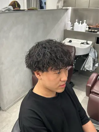 カラー メンズ 村上 結汰のヘアスタイル