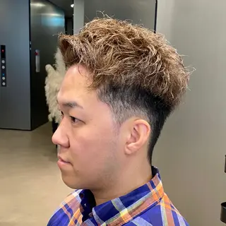 メンズ HARUKI MINATO japan Osaka所属・増田 英のヘアスタイル