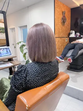ミディアム カラー かんばら りょーいのヘアスタイル