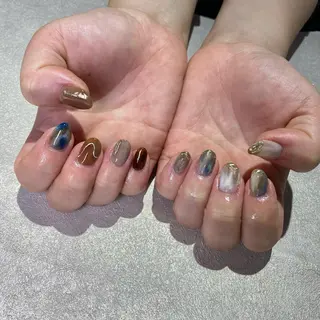 ネイル Amber21.所属・Nagahama Akariのネイルデザイン