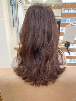 ロング カラー あずまぐち めぐみのヘアスタイル