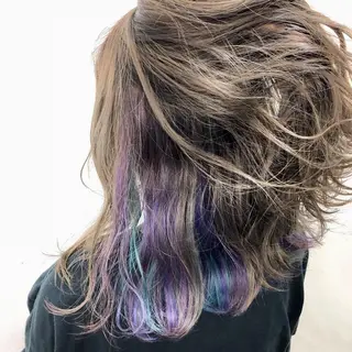 ミディアム シールエクステ支持率 髪質改善💯sayaのヘアスタイル