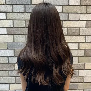 ロング カラー ヘアアレンジ MUKU所属・fuka モデル募集のヘアスタイル