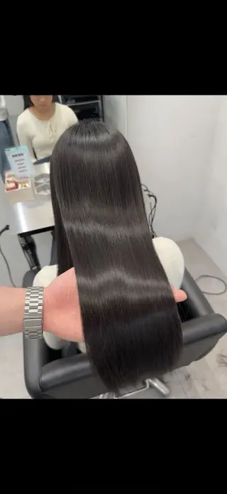 ロング 髪質改善×縮毛矯正 Core 片山健太のヘアスタイル