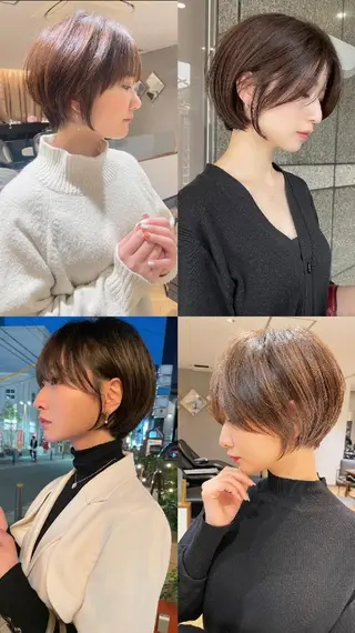 ショート ブリなしWカラー✨️ 髪質改善【タケル】のヘアスタイル