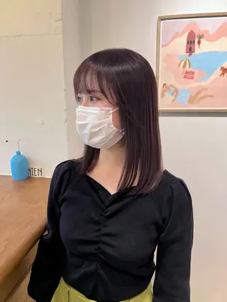 カラー aiko【艶カラー ・ミニモ年内で終了】のヘアスタイル