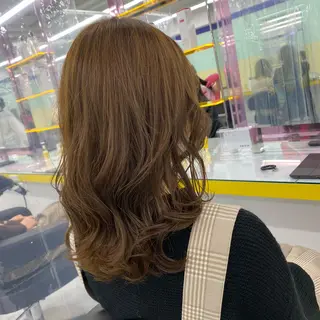 セミロング カラー ヘアアレンジ 🪞モテ髪/トレンド 銀座DISCO🪞のヘアスタイル