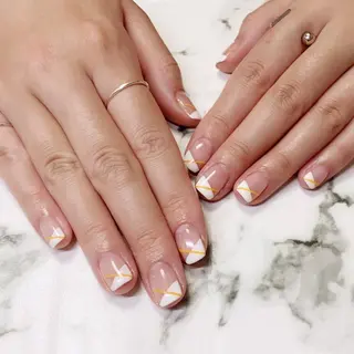 ロング カラー ネイル Q Free nailsのネイルデザイン