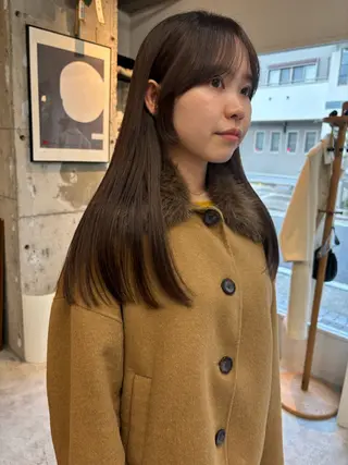 ロング カラー 永田 愛莉のヘアスタイル