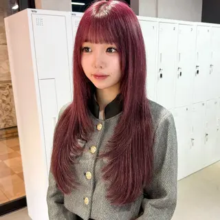 ロング カラー 🎀ミルクティー/暖 色×レイヤー/マリアのヘアスタイル