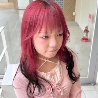 ロング カラー 💖ブリーチ/暖色 𝐘𝐮𝐢💖のヘアスタイル