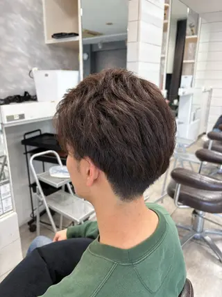 メンズ メンズ特化/透明感 カラー/赤阪 隼🐧のヘアスタイル