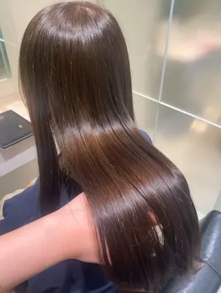 ロング カラー 髪質改善 🎖さえきはるかのヘアスタイル