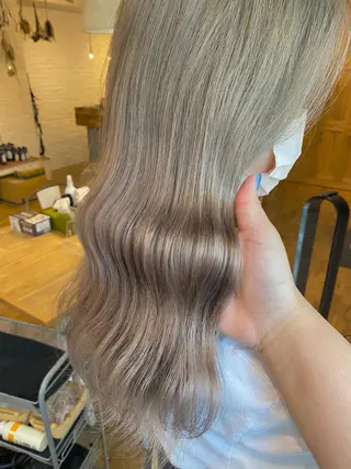 セミロング カラー sio.nail&eyebrow salon shimokitazawa2号店所属・nailist mana𖤐´-のネイルデザイン