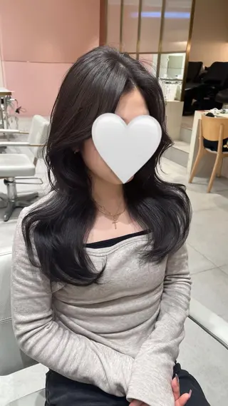 ミディアム 透明感カラー/似合わ せ前髪/柴田礼空のヘアスタイル