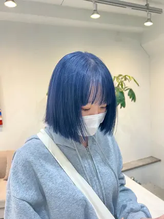 ミディアム カラー ブリーチカラー🦋‪ 田中さくらのヘアスタイル