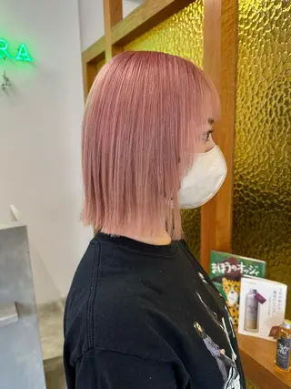 ミディアム カラー 中山 まどかのヘアスタイル