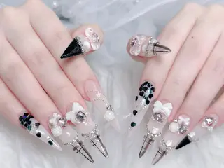 ネイル MoMoA Nail ネイル長さ出し専門店のネイルデザイン