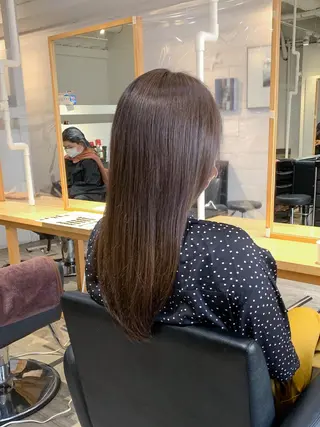 ロング カラー 鈴木 悠平のヘアスタイル