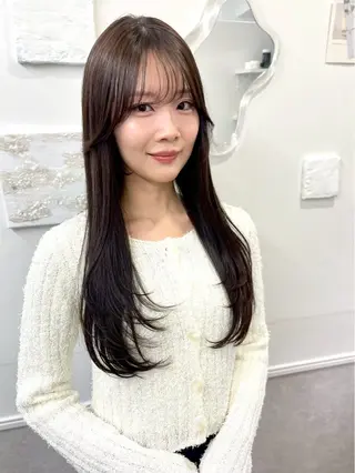 ロング 🖱️透明感カラー ×髪質改善Rikyuのヘアスタイル