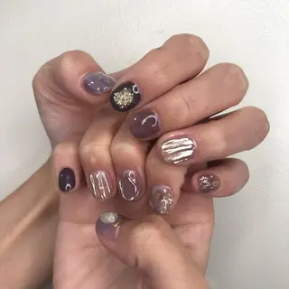 ネイル 【淡色color/ nail】maikoのネイルデザイン