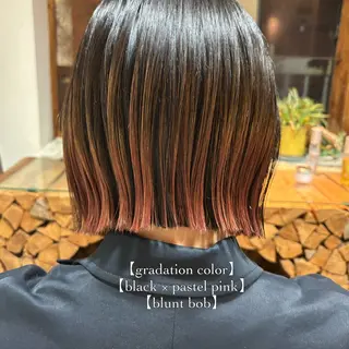 ミディアム カラー ⌇🌹透明感カラー 🌹ᴍᴇɢᴜᴍɪ ⌇のヘアスタイル